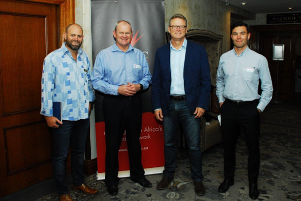 Kieron Van Rooyen (Turnkies Solution), Mike Ruttell (Redefine), Ian Rheeder (Markitects), Ruben Smit (Investec)_