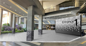 Fourways Mall - Entrance 1 with enhanced signage