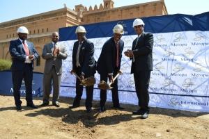 Meropa Sun Hotel Sod Turning