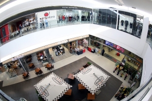 Interior view of Morningside Shopping Centre