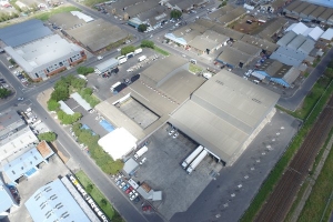 Aerial view cold storage in Bellville